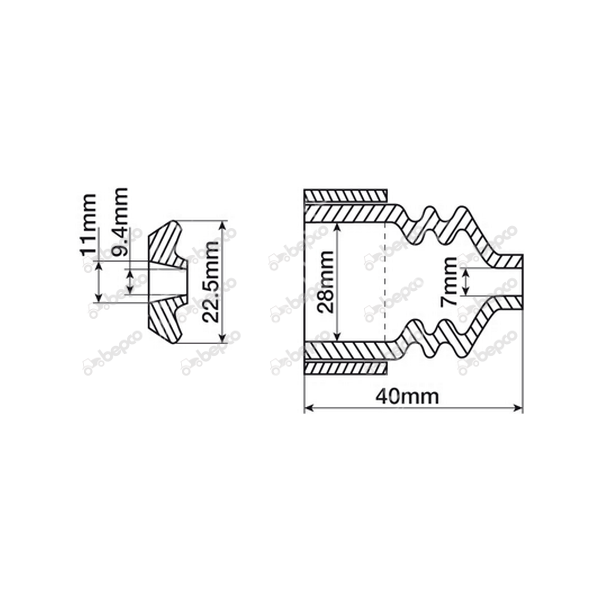 SPR5707 Reparatursatz für Kupplungsausrücklager