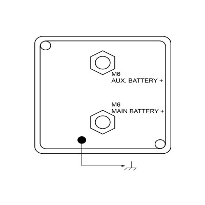 Izolator akumulatorów przekaźnik mikroprocesorowy ładowania dodatkowego akumulatora 140A 12V Case New Holland John Deere Claas