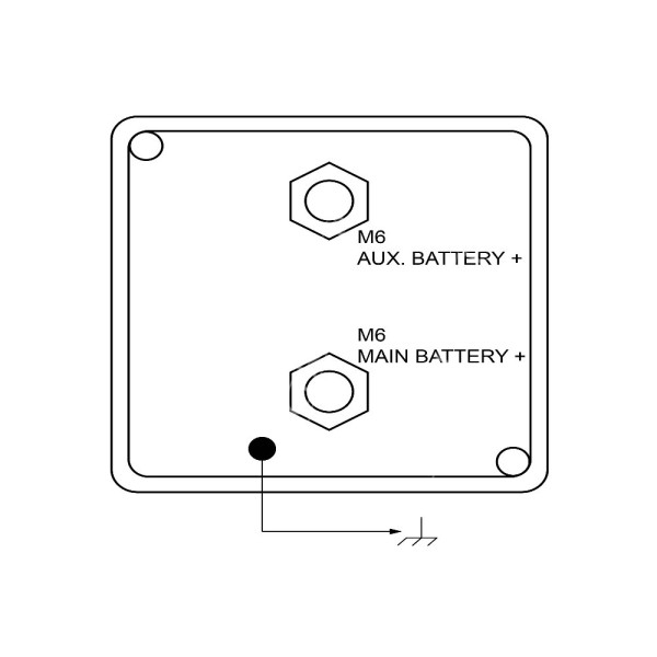 Izolator akumulatorów przekaźnik mikroprocesorowy ładowania dodatkowego akumulatora 140A 12V Case New Holland John Deere Claas
