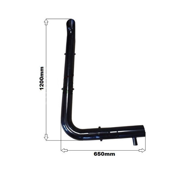 Tłumik rura wydechowa New Holland TM125 TM135 TM150 TM165 Fiat M135, M160 Ford 8360 8560 82006822, 82007015, 82008349, 82008351,