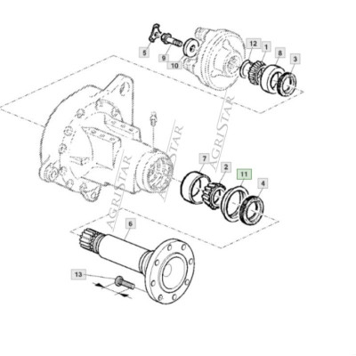 bieżnia uszczelnienia John Deere L76058