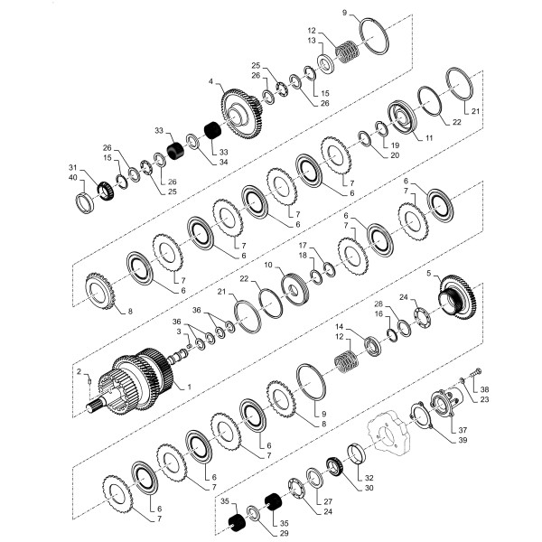 SKR9087 Kolben 4. Gang Gehäuse