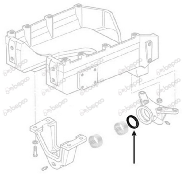 O-Ring Achsträger Aufhängungsdichtung