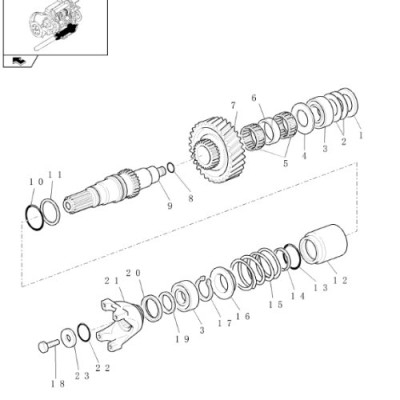 9968300, Łącznik piasta wału napędowego