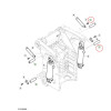 Sworzeń górny siłownika podnośnika John Deere 7200R 7210R 7215R 7230R 8130R 8230R 8330R 8430R R270869