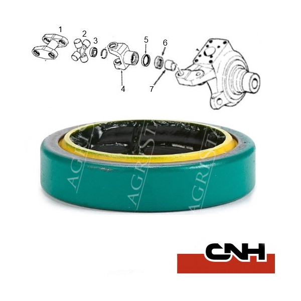 Uszczelniacz, wałka, półosi Case Magnum 7110 7120  7130 7140 7150 7210 7220 7230 7240 7250 MX180 MX200 mx220 MX24 cr539036
