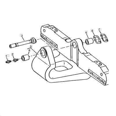 Tulejka zawieszenia osi John Deere
7210,7510,7410,7600,7700,7800,7610,7710,7810
