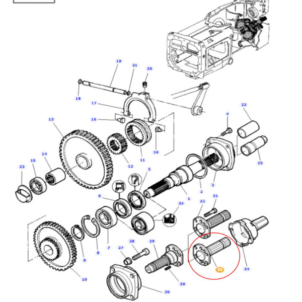 Wałek wom PTO Massey Ferguson 6130 6140 6150 6170 Renault Temis Ares Same Antares Explorer 3790902M1 3411773M2 7700027578