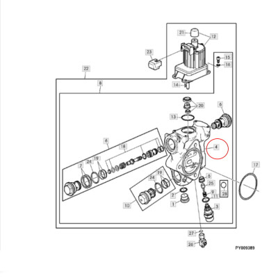 Ventilblock-Verteilerabschnitt AL172261 AL110266