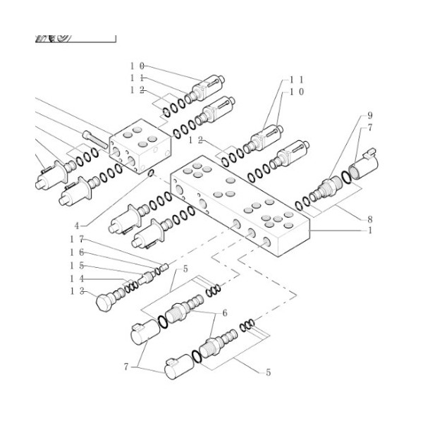 Elektrozawór zaworu pilotującego 85827993 85827993 87393687, 87393686