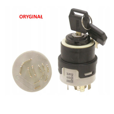 Stacyjka oryginalna Denso zapłon z termostatem Case 4240
495XL
5130 5140 5230 5240 5250