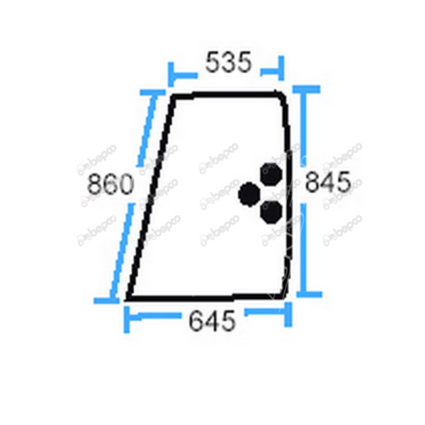 Szyba boczna L/P Renault 103-14 103-54 110-14 110-54 133-54 80-12 80-14 85-14 75-34 7700007514 7700016530 7700061126