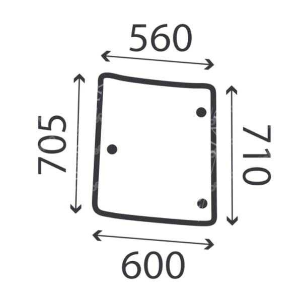 Szyba boczna lewa case JX55 JX60 JX65 JX70 JX75 JX80 JX85 JX90 JX95 new holland TD5040, TD5050 td90d td95d 5089600