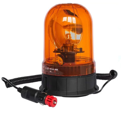 Lampa ostrzegawcza kogut magnes / przykręcana 12V z żarówką H1