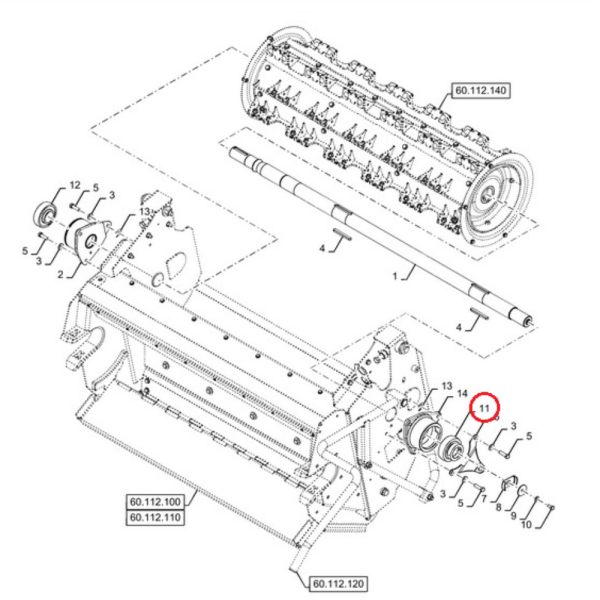 JD-AZ19432 Łożysko młocarni John Deere