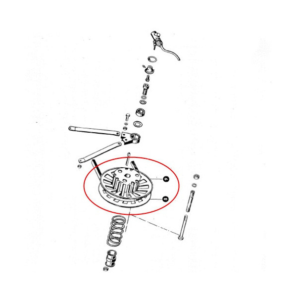 CM99-617320/1 Koło wariatora kpl.