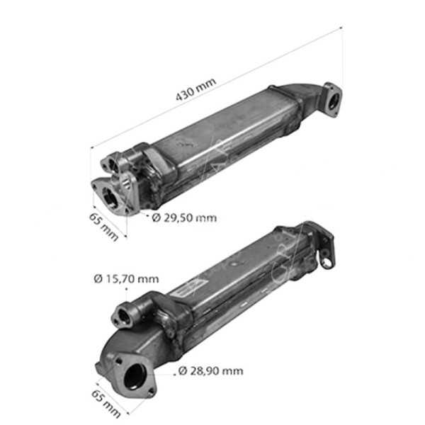 Chłodnica EGR John Deere PREMIUM
7530, 7430, 6930, 6830, 6630, 6534, 6530, 6430, 6330, 6230