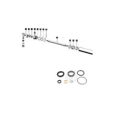 CK04-CL0011 Zestaw uszczelnień - siłownik wspomagania ZF