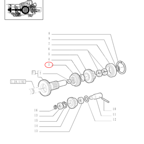 SKR9092 Getriebekettenrad