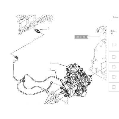Czujnik temperatury wody silnika Case JX1090U Maxxum 140 MXU Ford New Holland T4 TL TM TN TS 2856350 504032877 504264463 2852087