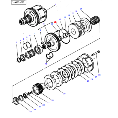 SKR4274 Pierścień Uszczelniający Sprzęgła WOM 29,74x3,53 3582934M1
