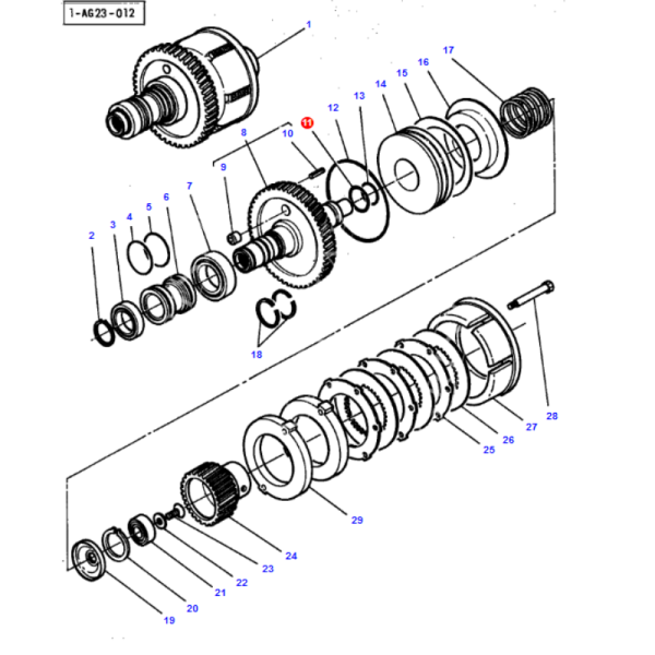 SKR4274 Dichtungsring für Zapfwellenkupplung 29,74 x 3,53