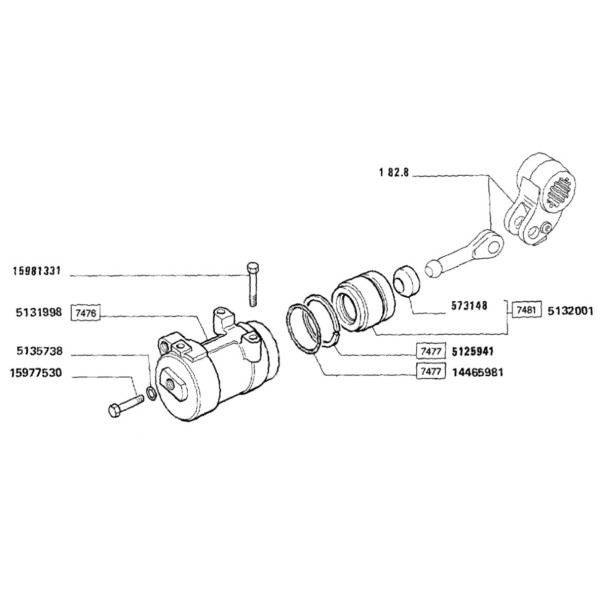 TRP3558 Dichtring für Hubkolben 98x3,6mm