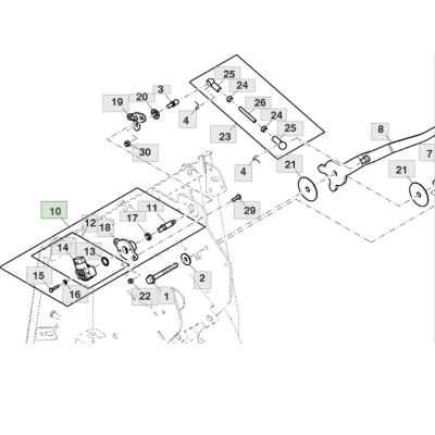 czujnik potencjometr gazu ręcznego pozycji osi tls john deere 6010 6020 6030 6115r 6150r 7220 7320 7130 7930
