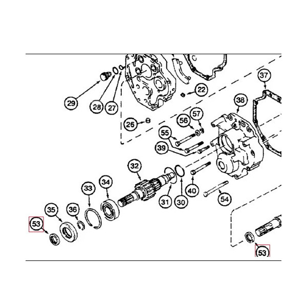 SKR4276 Zapfwellenausgangsdichtung