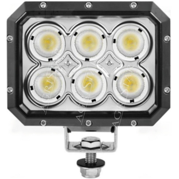 Wymiary:
Wysokość: 130mm
Szerokośc: 95mm
Lampa 6 LED
Barwa światła: 5700K
Moc: 75W
Napięcie: 10-60V
Jasność: 10000Lm