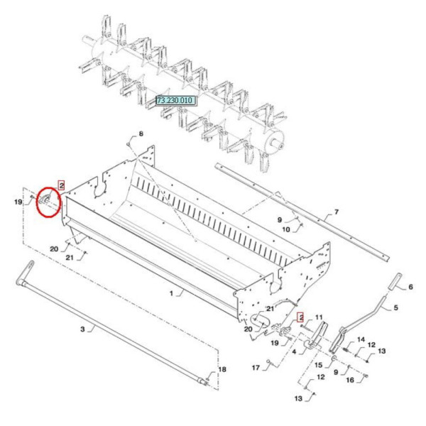 89832294 Oprawa plastikowa motowideł New Holland 8040 8055 CR8070 CR9 TC55 TC57 Case 9832294