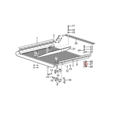 80338222 Tuleja gumowa podsiewacza 21,3x40x37mm Case AF CT5080 New Holland TC56 TX CX