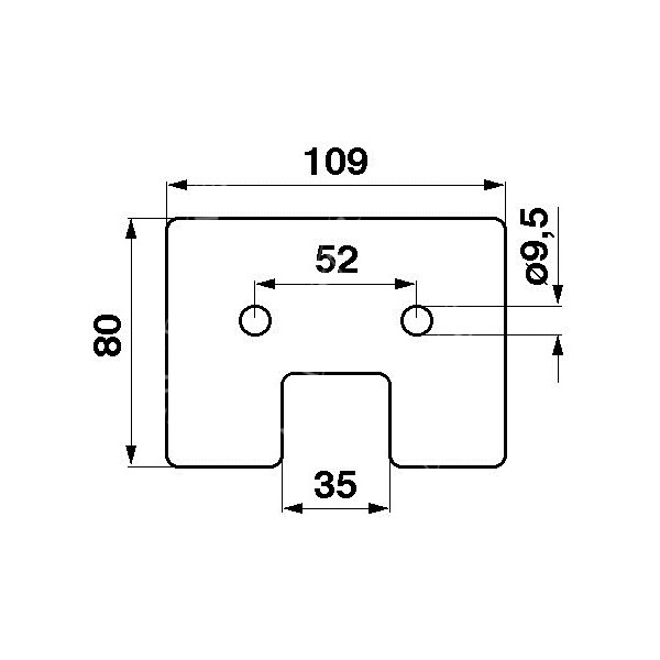 CE02-619298 Łopatka gumowa przenośnika