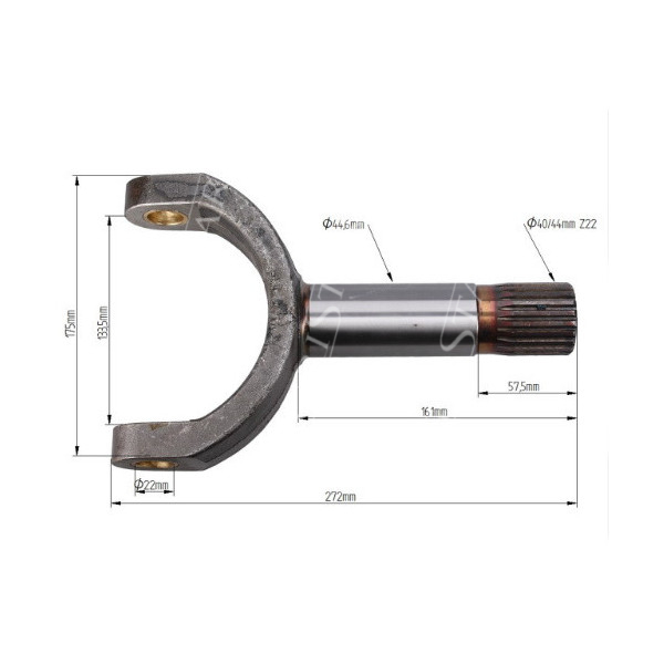 Widełki targańca przekładni kosy 643403, 637998, 643682