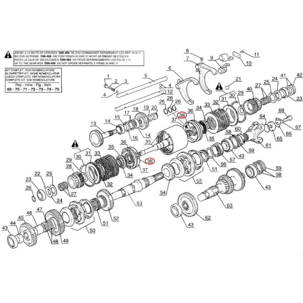 SKR2133 Oring tłoka sprzęgłowego mały