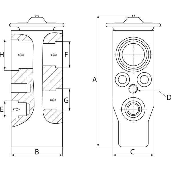 KLI1420 Zawór rozprężny klimatyzacji