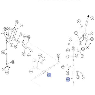 Przegub linki zmiany biegów 86548493, A27382, A60604, A19105, 304608A1, 310673R1