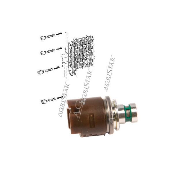 ELE7090 ZAWÓR ELEKTROMAGNETYCZNY REWERSU 7-12 BAR Brązowy