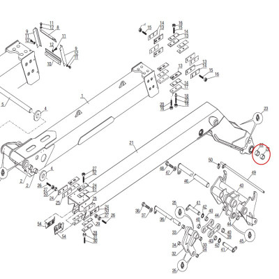 Manitou Tulejka Karetki
