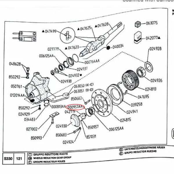 PON1794 Oring dekielka piasty