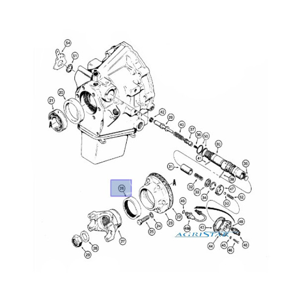 SKR7031 Uszczelniacz wałka przedniego napędu