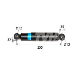 Amortyzator kabiny Massey Ferguson 6445 6475, 6480, 6485, 6490, 6495, 6497, 6499
7465, 7475 7497, 7499
8450 8480