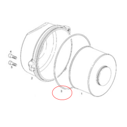 Oring Filtra Hydrauliki 190003121062 Case , New Holland