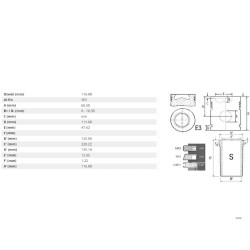 SCY1040 Motorreparatursatz 116mm JD 8000