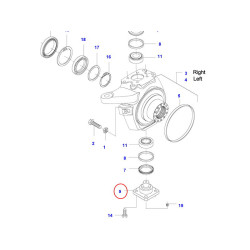 Sworzeń czop zwrotnicy Valtra N82 N92 Fendt John Deere M Deutz Spicer AL161286 V31793000 F411301021210,L218735