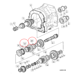 Pierścień synchronizatora L150336 John Deere 6100 6200 6500 6410 6205 6120 6215 6534 6330 6225 7130 5090 6125 7320 6230 6430 582