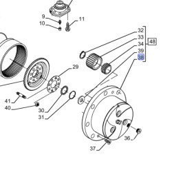 Obudowa kompletna satelit kapelusz Manitou MLT New Holland
LM Claas scorpion Dana Spicer