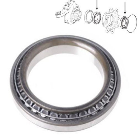 SKF Łożysko piasty koła 109x159x16mm