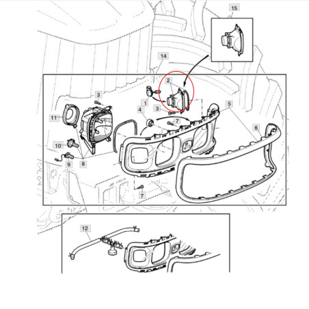 Wkład lampy John Deere Premium