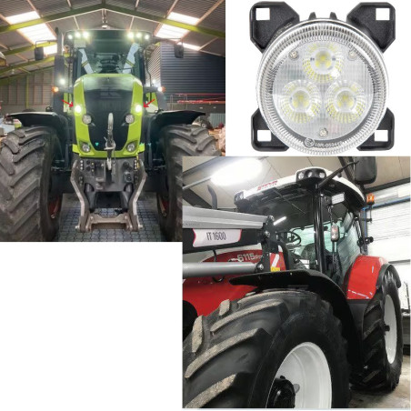 Lampa halogen roboczy LED Claas/Renault  Massey Ferguson
Fendt